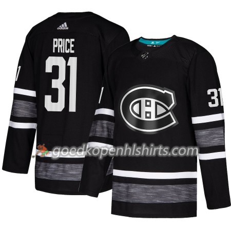 Montreal Canadiens Carey Price 31 2019 All-Star Adidas Zwart Authentic Shirt - Mannen